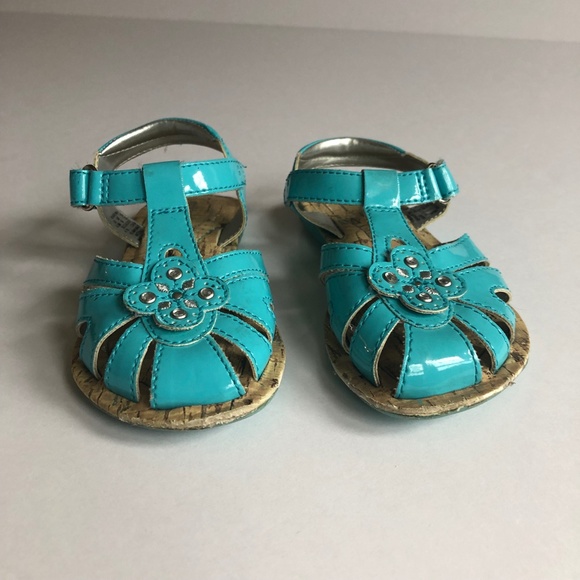 Stride Rite Marina Turquoise Summer Sandals - Picture 2 of 8